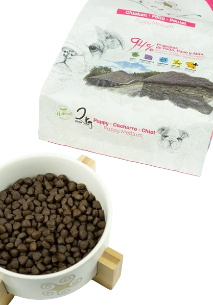 Bowl and pet food package Lenda Puppy