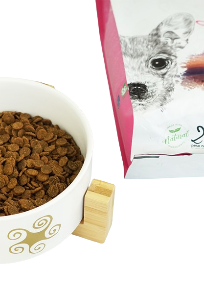 Bowl and pet food package Lenda Puppy Mini first bite
