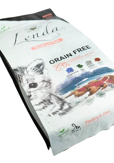 Pet food package Lenda Kitten Poultry & Fish
