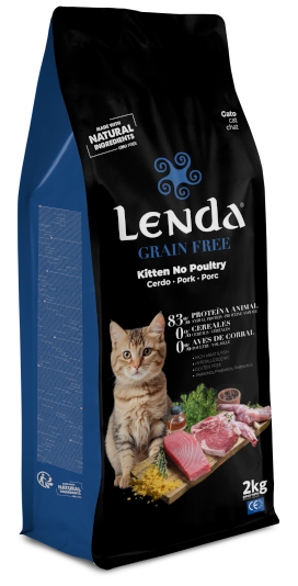 Alimento sin cereales para gatitos